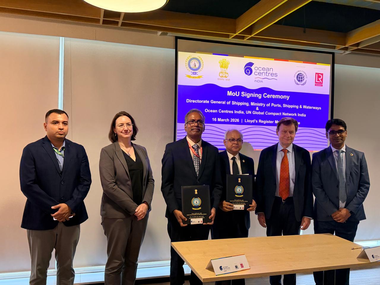 DGS Signs MoU with Ocean Centres India – UN Global Compact Network India