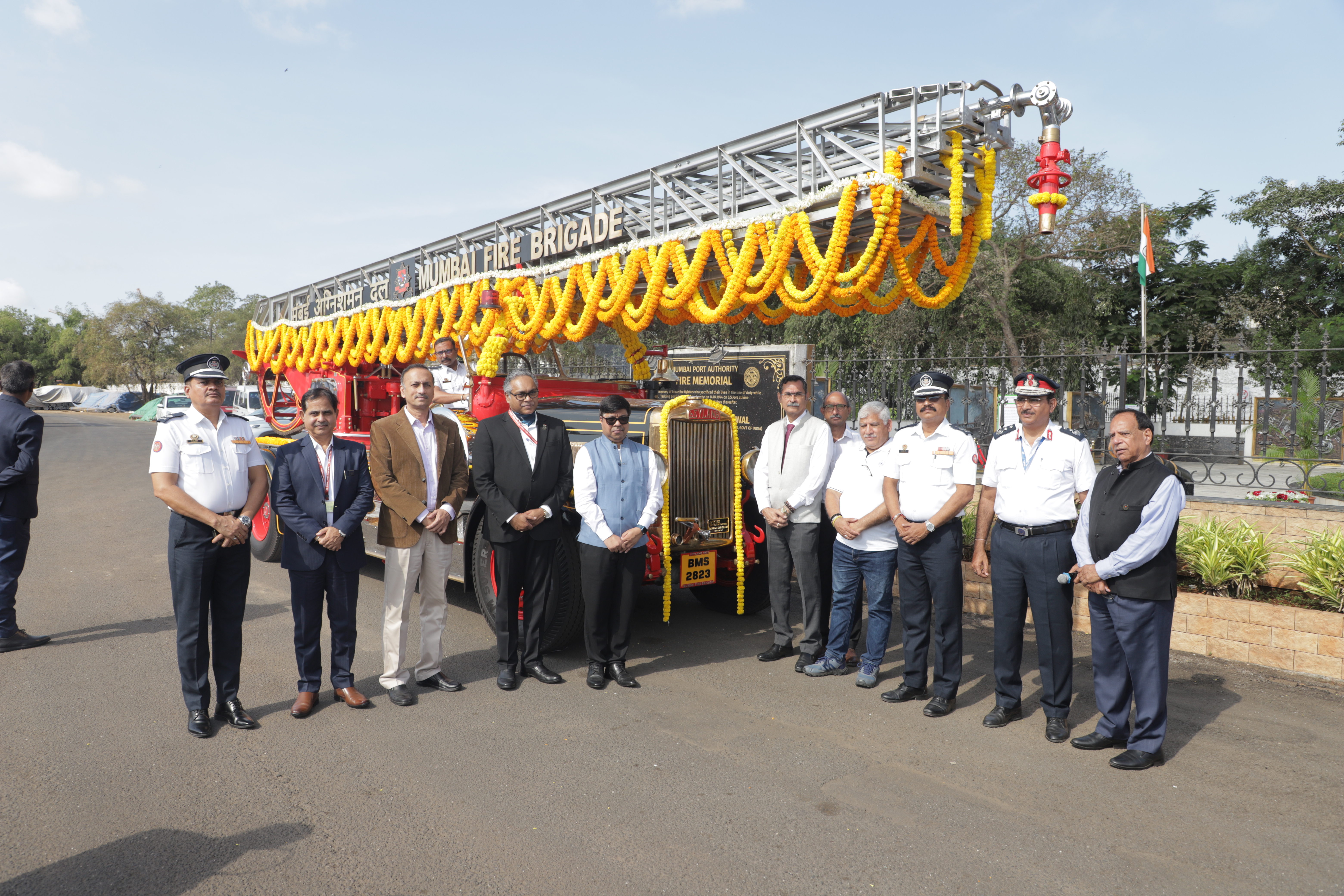 Visit to Fire Explosion Memorial at Victoria Dock Mumbai