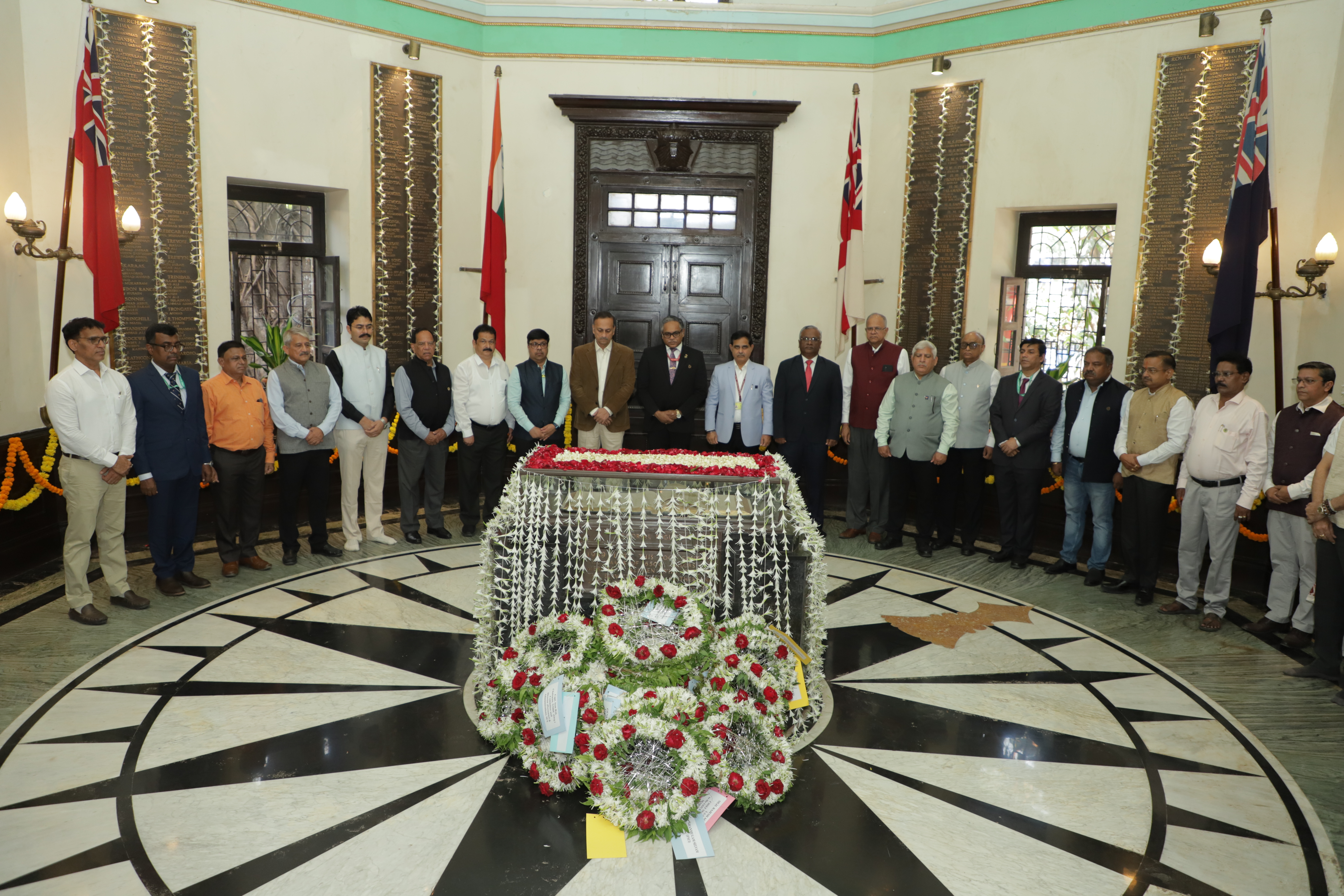 Wreath Laying ceremony for martyrs at Memorial Hall