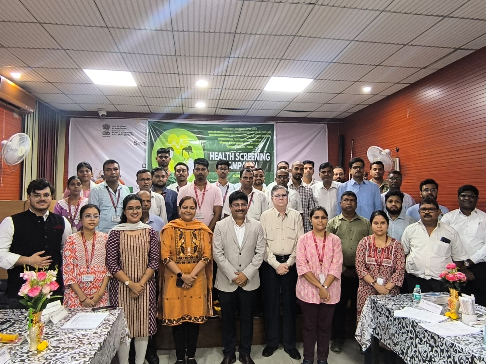 Health Screening Campaign at Marine House, Kolkata