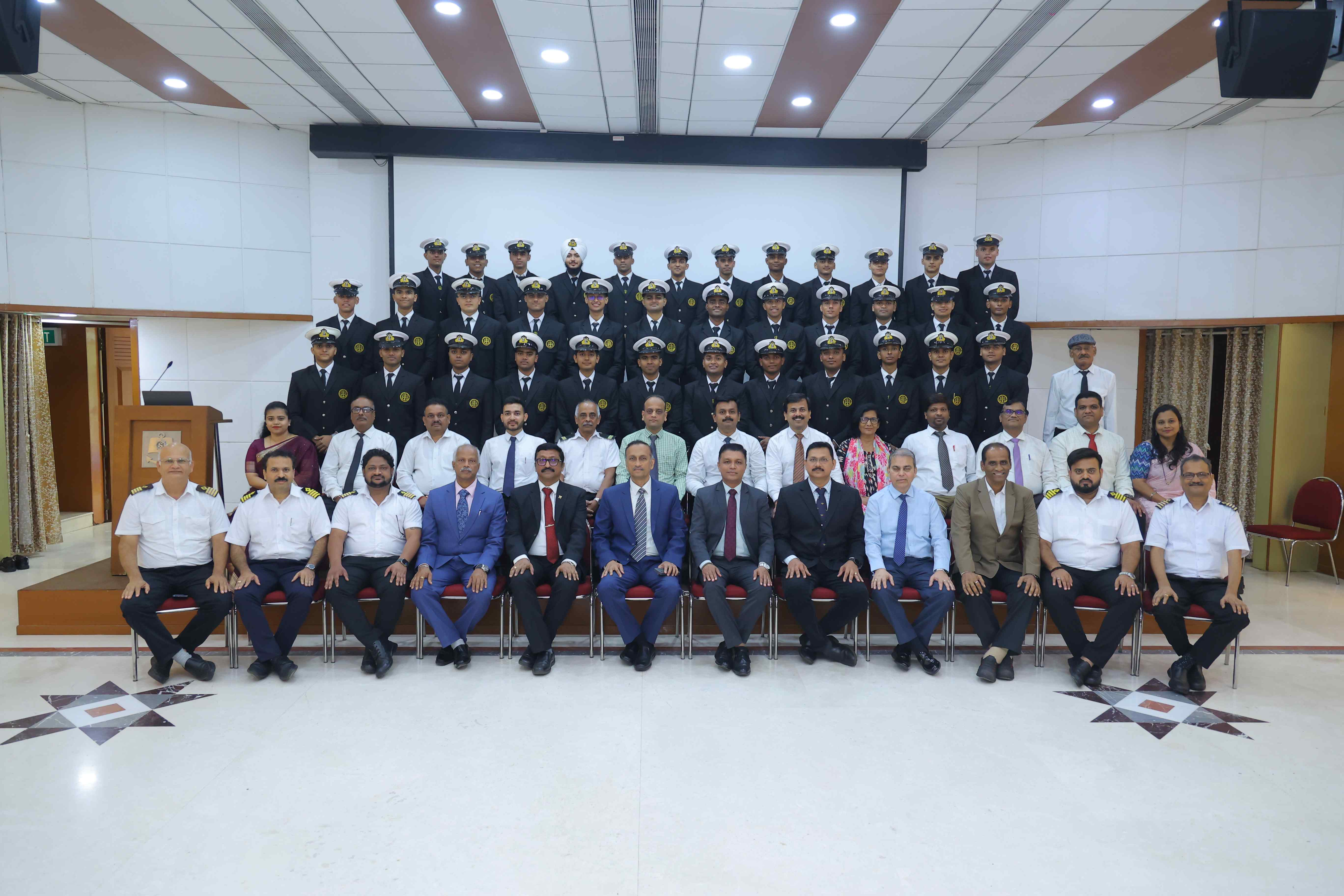Passing-Out Ceremony of the 12th Batch of B.Tech (Marine Engineering) cadets at the Samundra Institute of Maritime Studies.