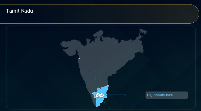 Thoothukudi Cluster Map