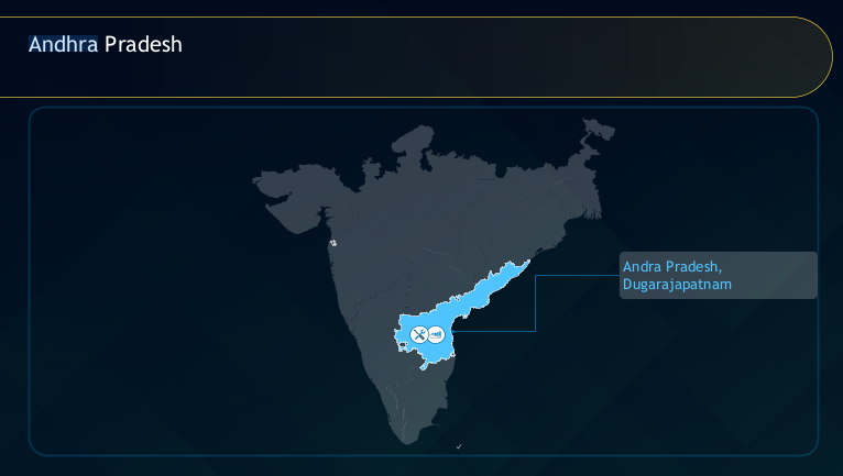 Andhra Pradesh Dugarajapatnam Cluster Map