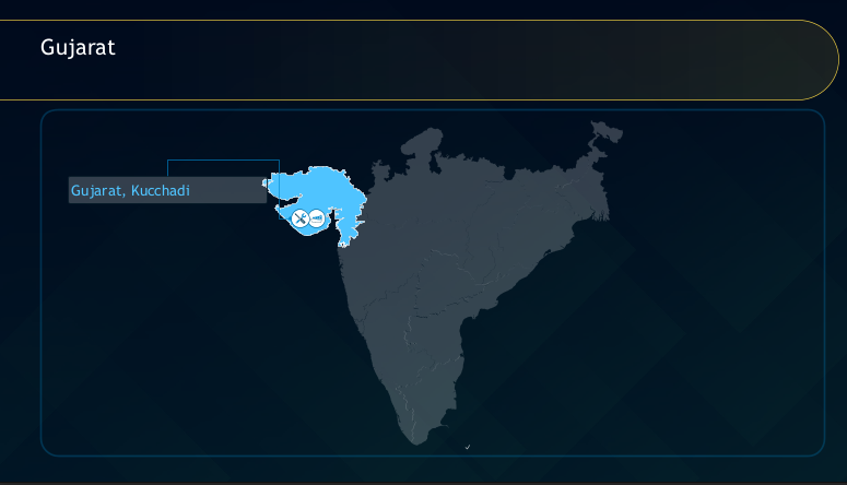 Gujarat Kucchadi Cluster Map