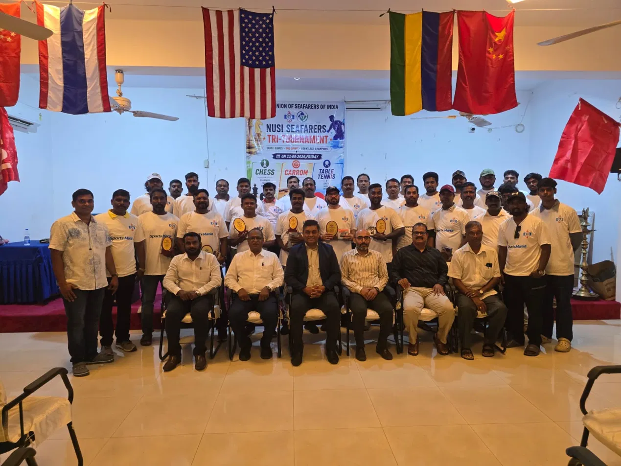 MMD Chennai at the NUSI Seafarers Tri-Tournament, Seafarers' Club, Chennai
