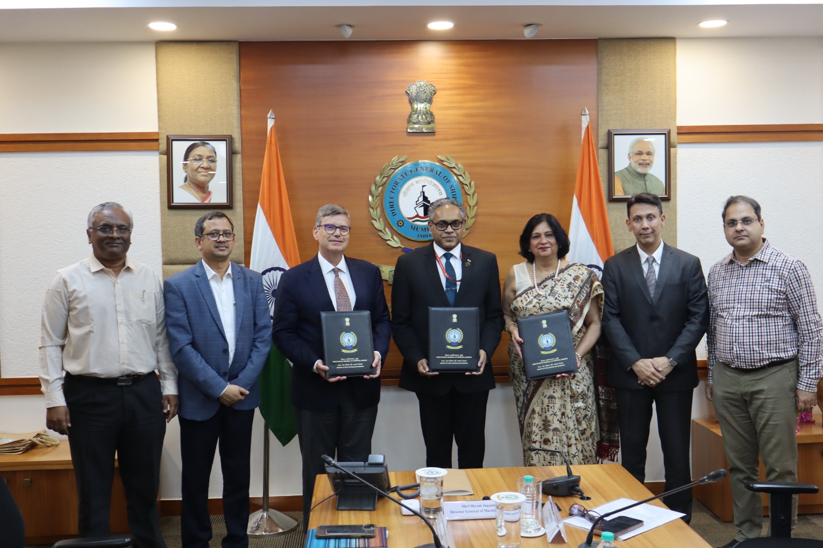 DGMA-NCoEGPS-SFC MoU हस्ताक्षर समारोह